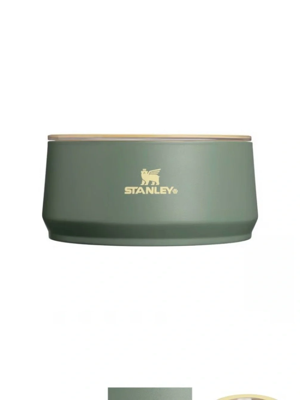 Stanley 6 Cup Insulated Stainless Steel Per Bowl Green Western Dog Cat NWT